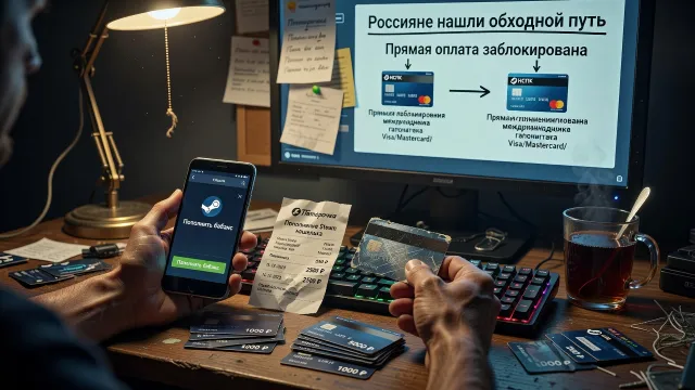 Steam кошелек держится. Россияне нашли обходной путь